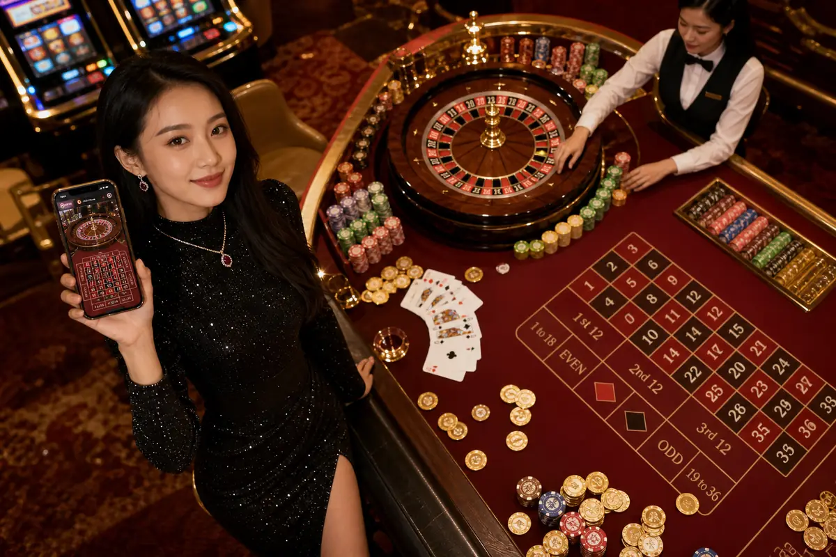 tkbk Live Baccarat Table Dealer
